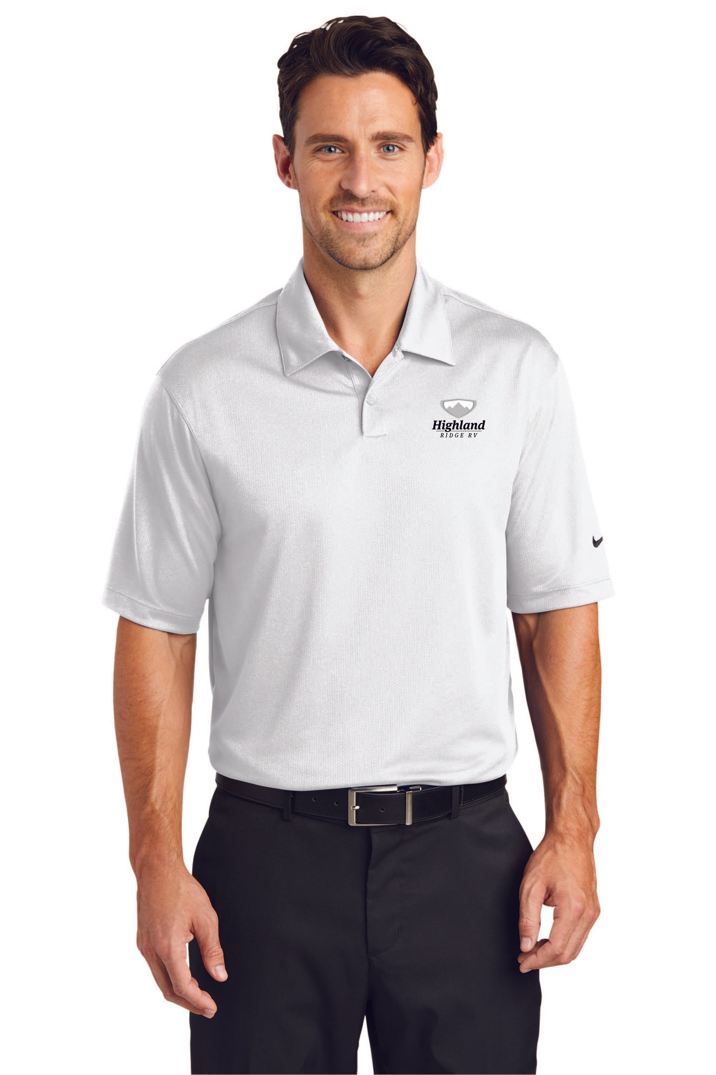 Nike Golf Dri-fit Pebble Texture Polo Shirt - 373749