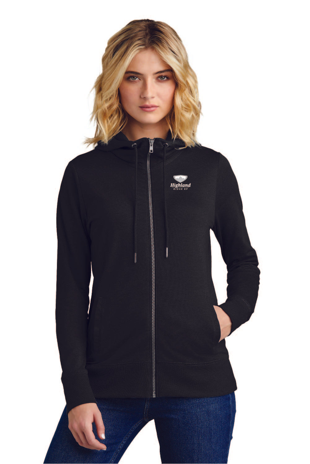 District® Women’s Featherweight French Terry™ Full-Zip Hoodie - DT673