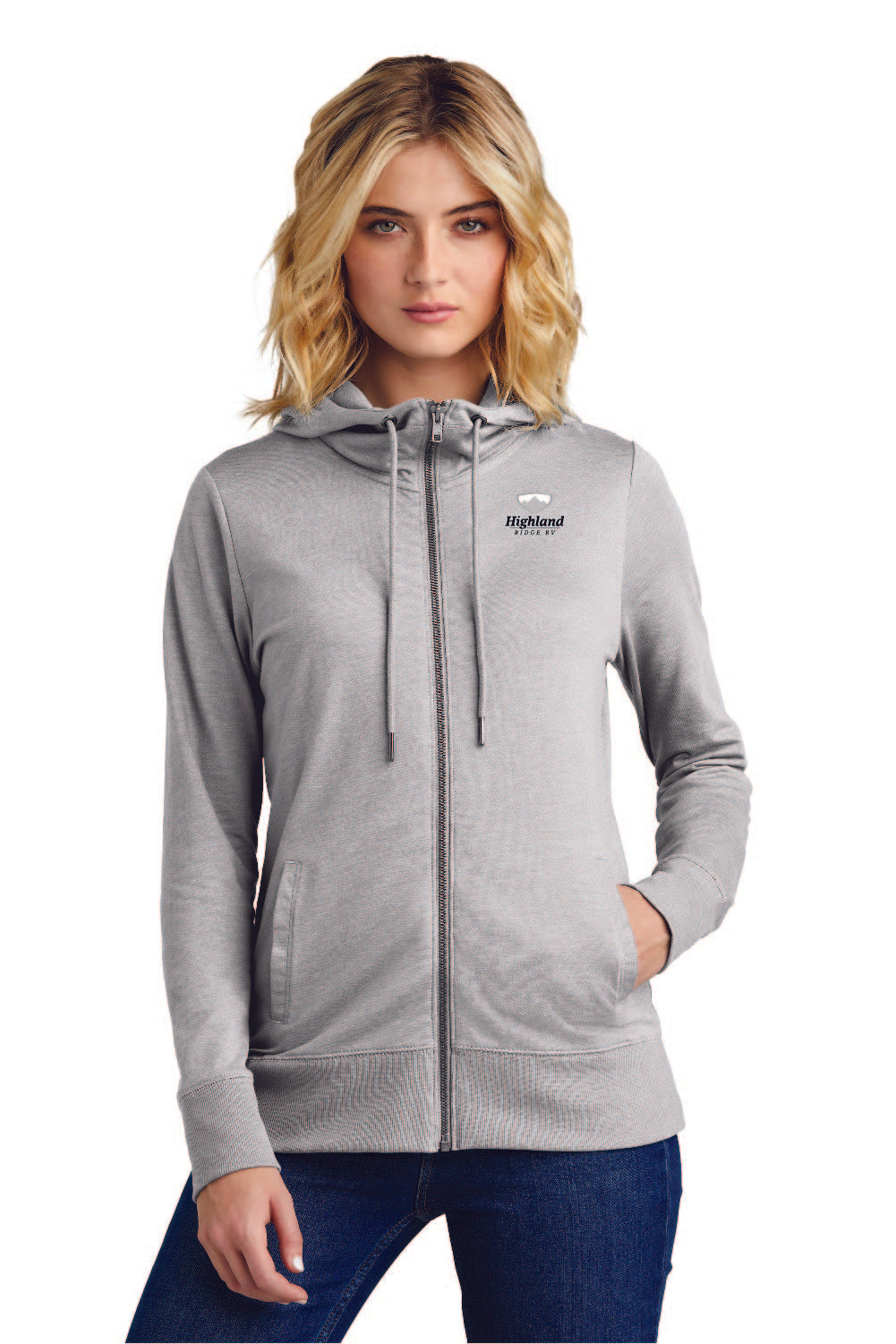 District® Women’s Featherweight French Terry™ Full-Zip Hoodie - DT673