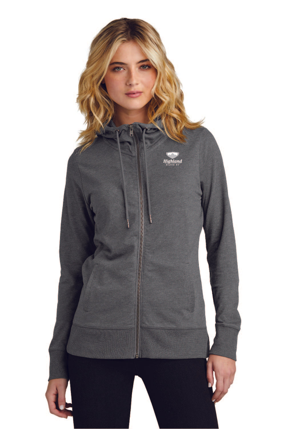 District® Women’s Featherweight French Terry™ Full-Zip Hoodie - DT673