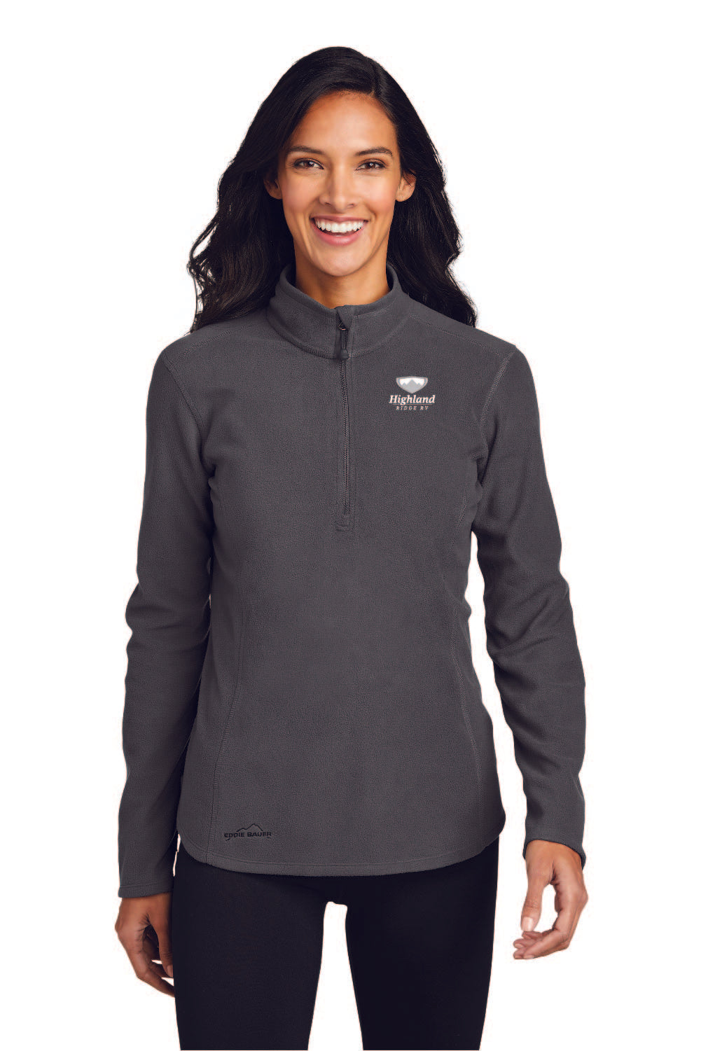 Eddie Bauer® Ladies 1/2-Zip Microfleece Jacket - EB227