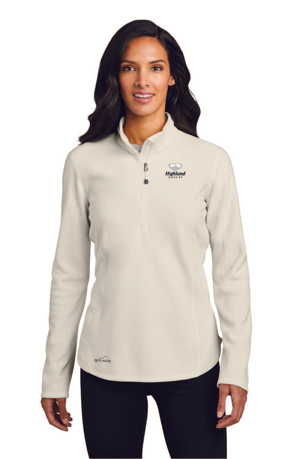 Eddie Bauer® Ladies 1/2-Zip Microfleece Jacket - EB227