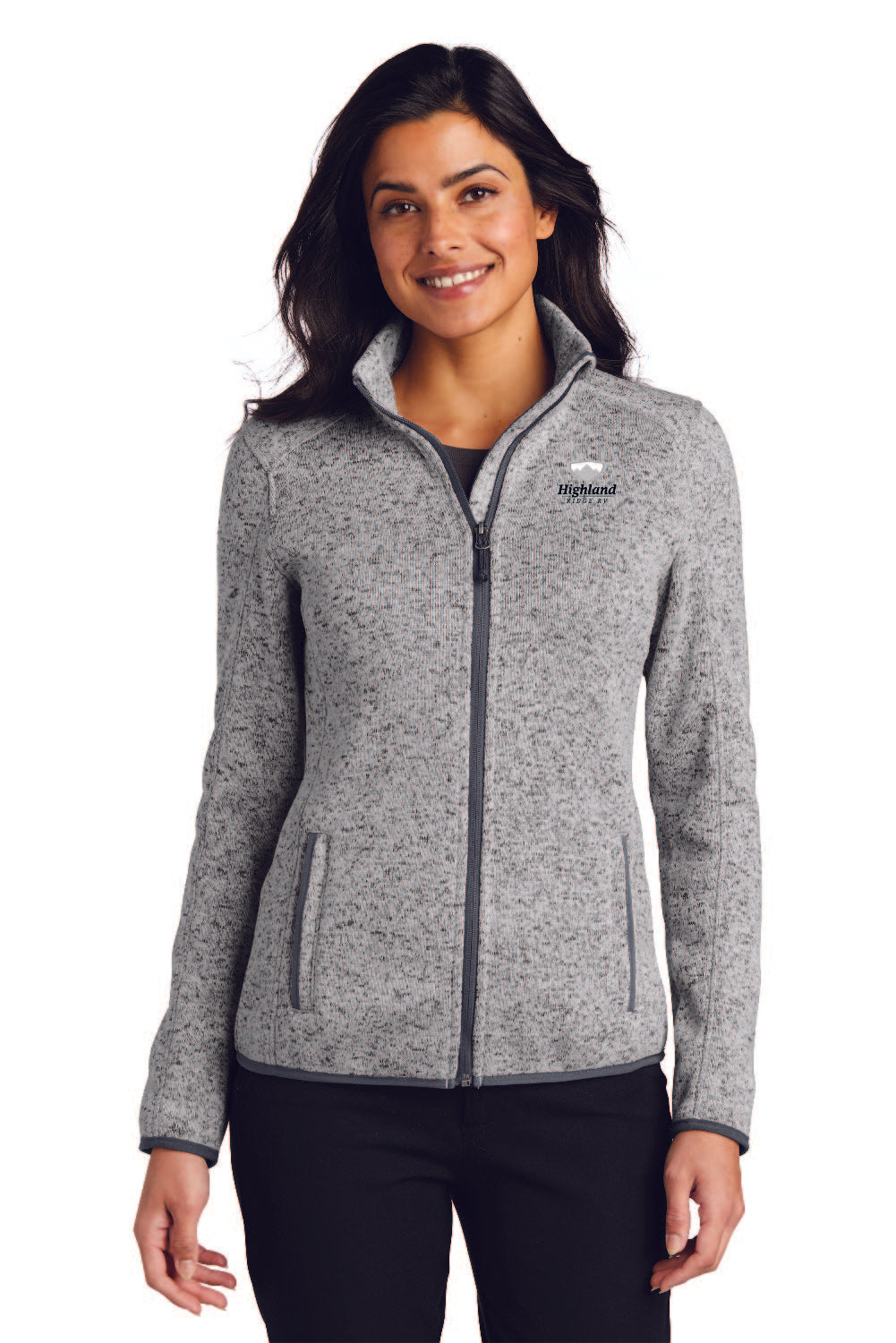 Port Authority® Ladies Sweater Fleece Jacket - L232