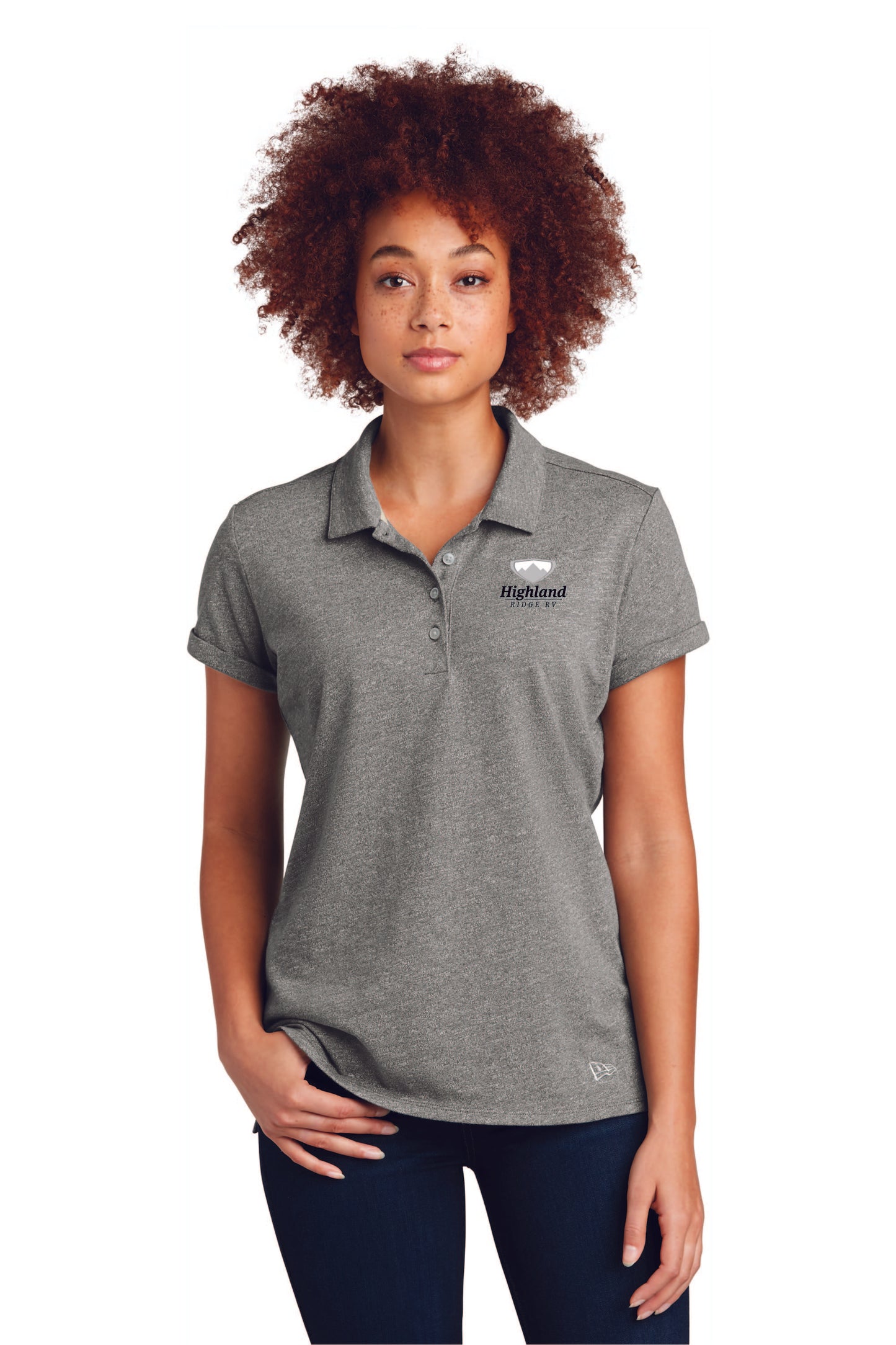 New Era ® Ladies Slub Twist Polo - LNEA301