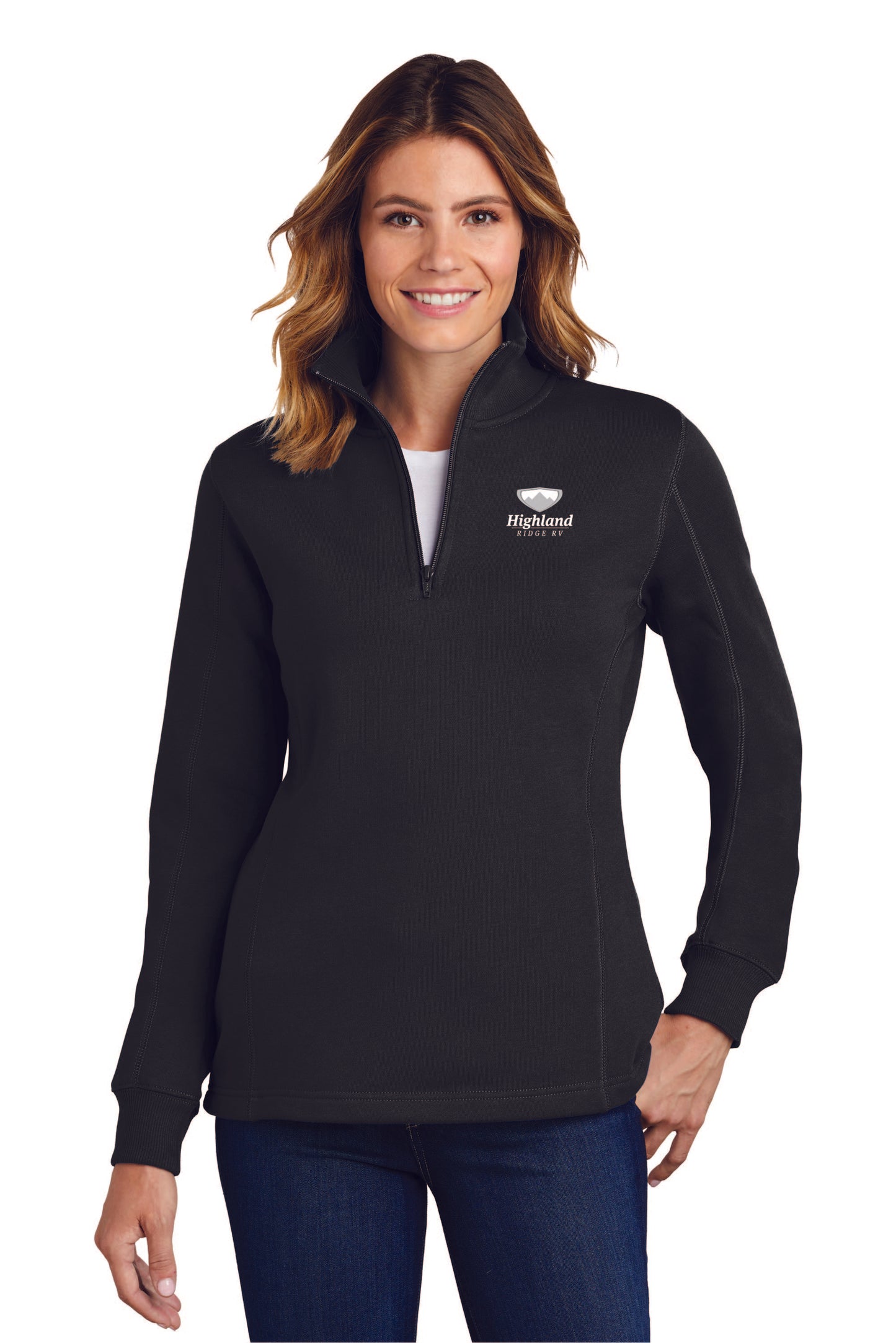 Sport-tek Ladies 1/4 Zip Sweatshirt - LST253