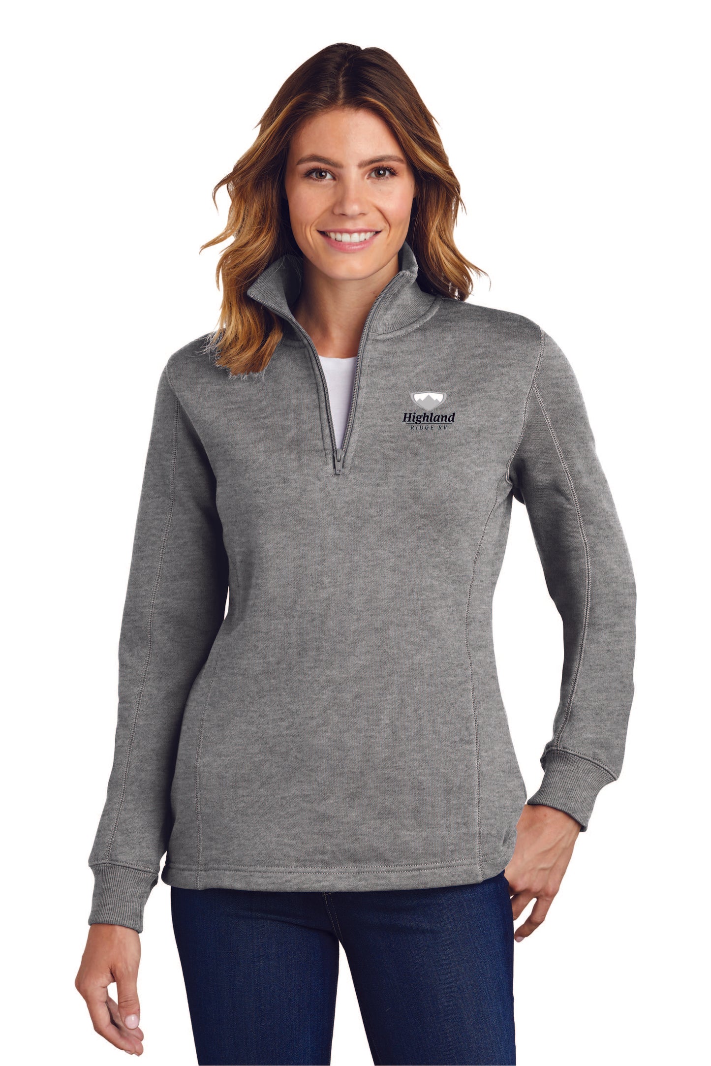 Sport-tek Ladies 1/4 Zip Sweatshirt - LST253