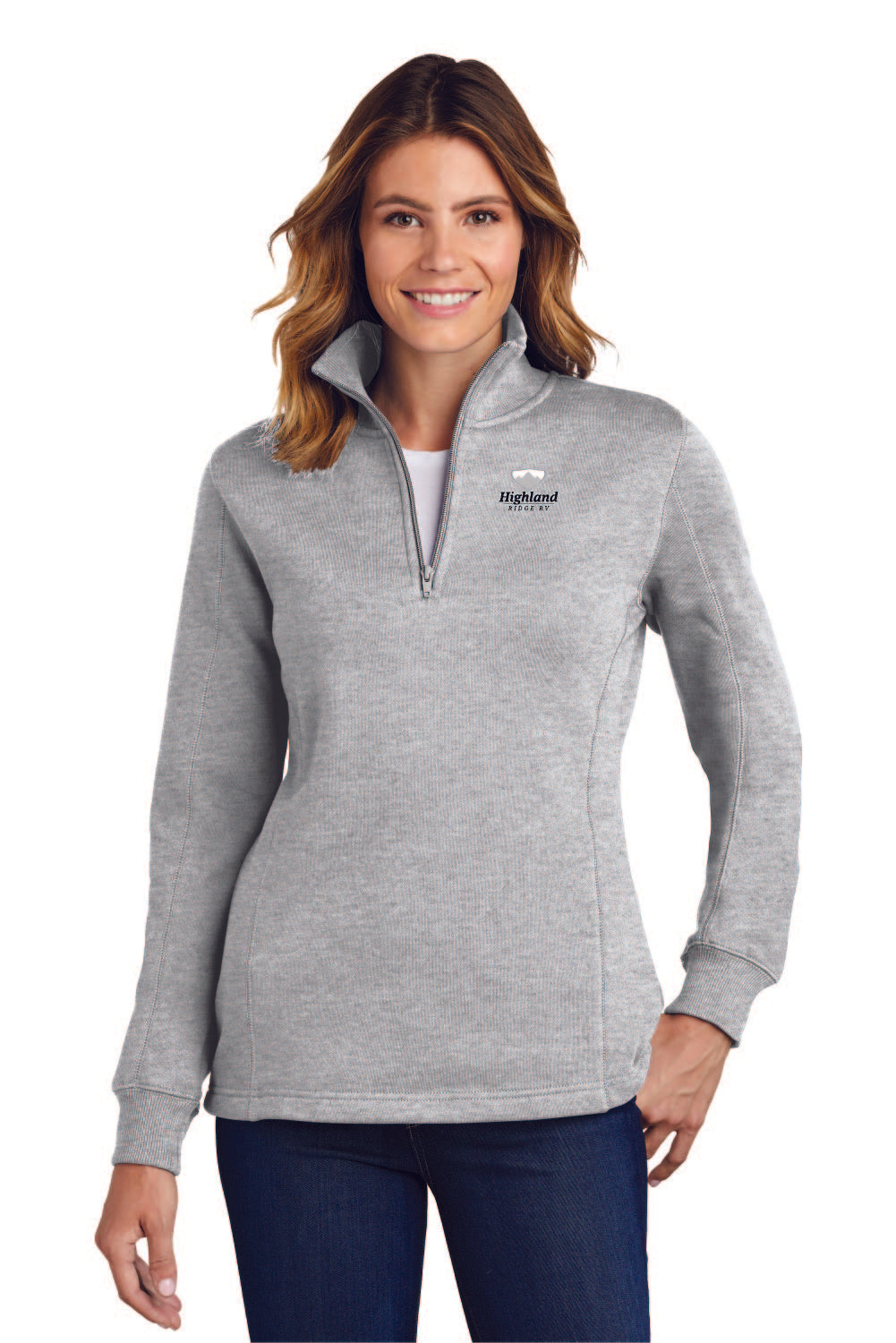 Sport-Tek® Ladies 1/4-Zip Sweatshirt - LST253