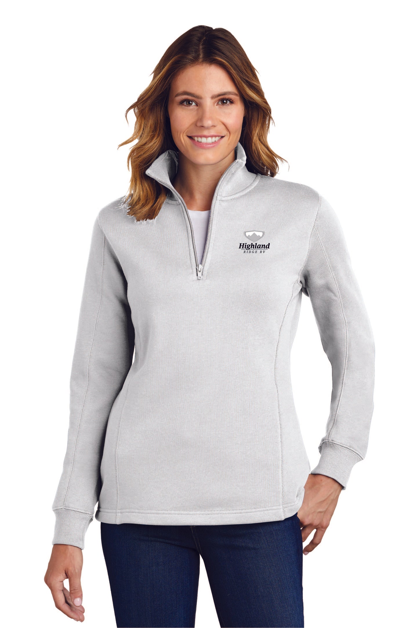 Sport-tek Ladies 1/4 Zip Sweatshirt - LST253