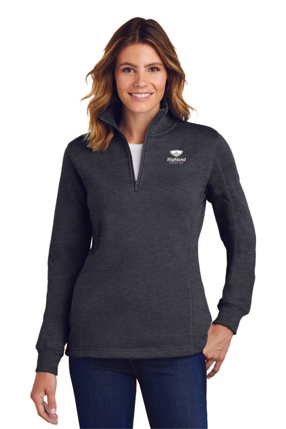 Sport-Tek® Ladies 1/4-Zip Sweatshirt - LST253