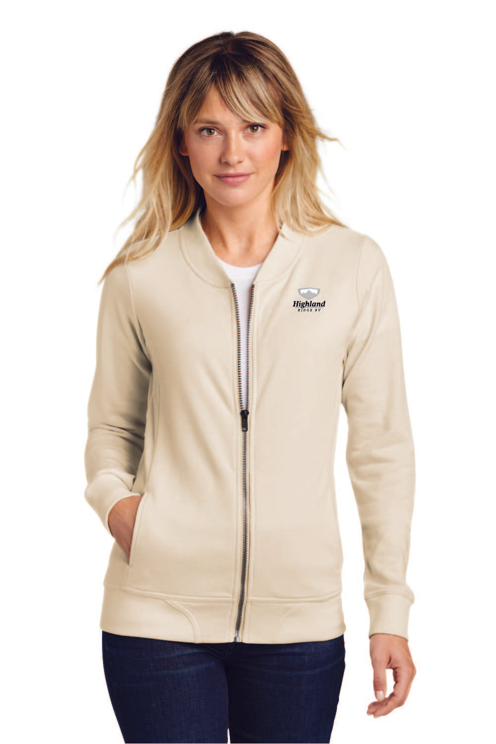 Sport-Tek® Ladies Lightweight French Terry Bomber - LST274