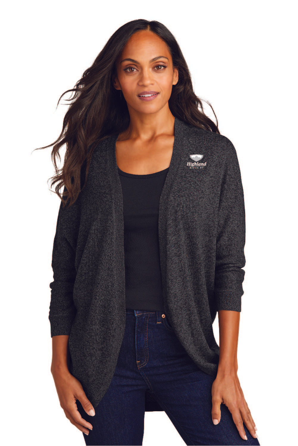 Port Authority ® Ladies Marled Cocoon Sweater - LSW416