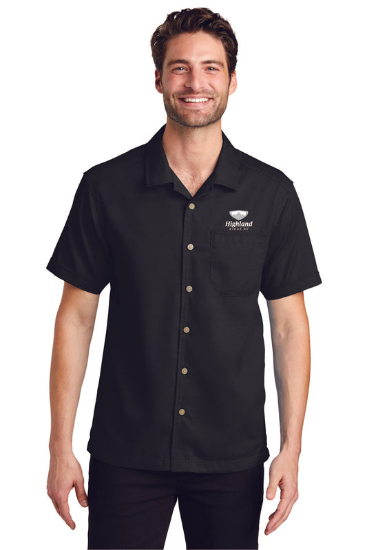 Men's Port Authority® Textured Camp Shirt - S662